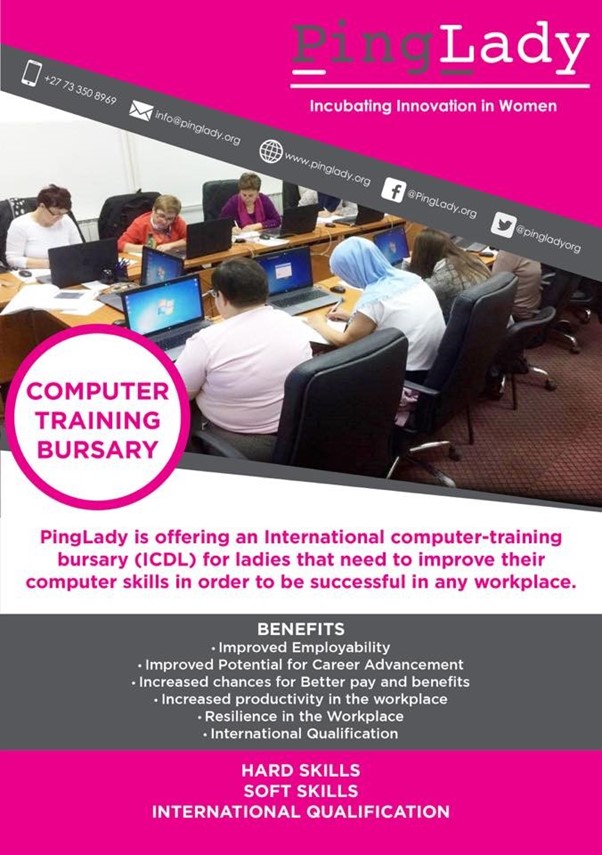 Computer Training Bursary ad